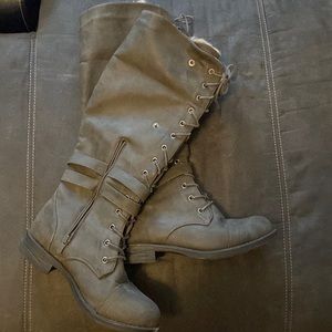 Lace up boots